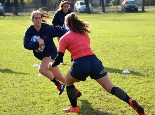 Selección Femenina de Seven entrenando para los Panamericanos de Lima. (UAR)