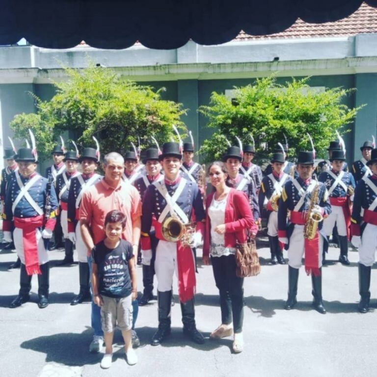 Desde Santa Lucía al regimiento de Patricios.