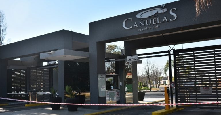 Cordón sanitario en Cañuelas Golf.