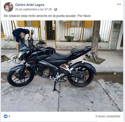 En un mes robaron al menos 12 motos.