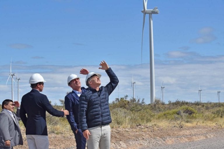 El Presidente de la Nación recorrió en una visita a Chubut el parque.