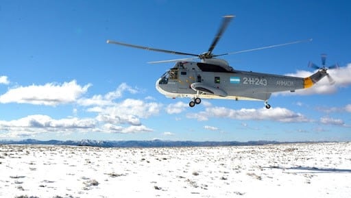 Helicóptero "Sea King" de la Armada Argentna.