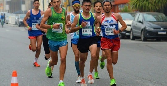 Ulises Sanguinetti, Maratón Mar del Plata 2019 (facebook/mas aire)