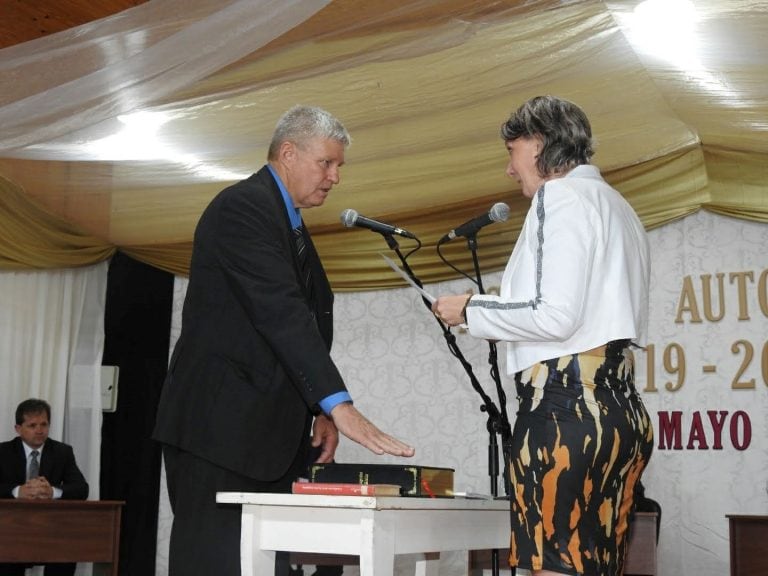 Mario Lindemann fue reelecto en 25 de Mayo.