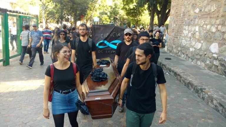 Protesta de Conicet Córdoba.