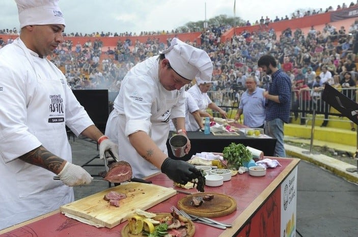 Campeonato Federal del Asado en 2020. (Foto: Clarín)