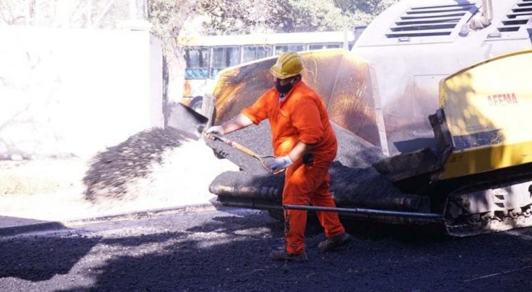 Arreglos barrio Pueyrredón. Pavimentación.