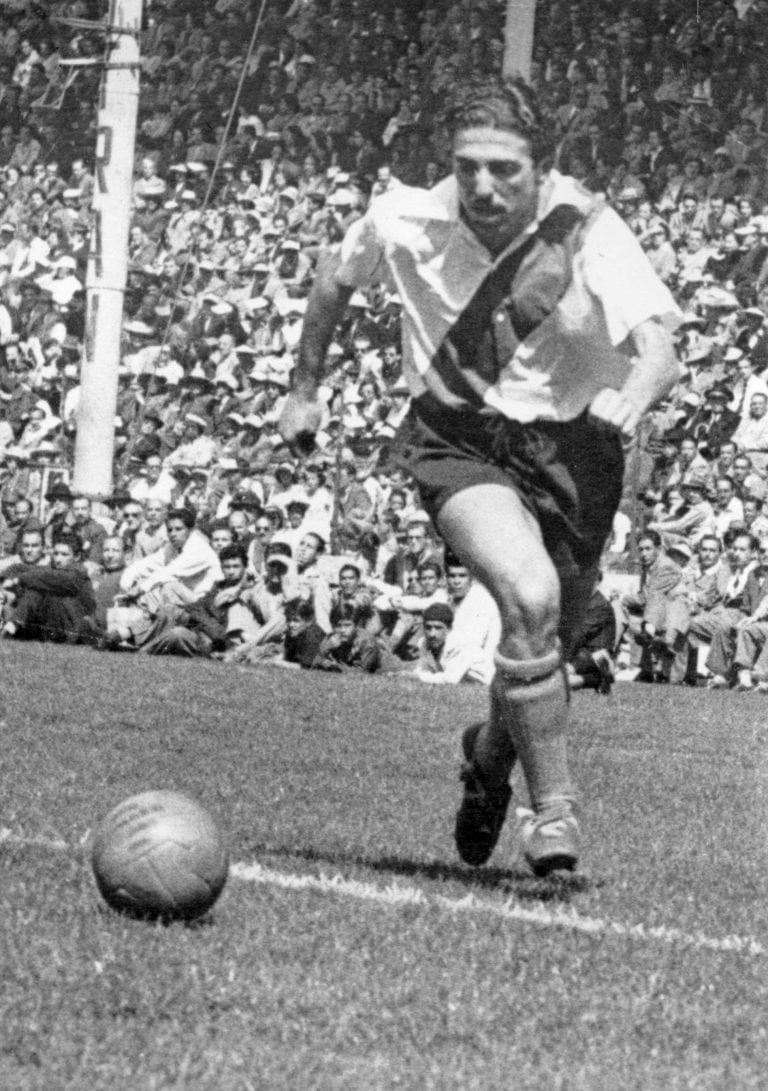 Ángel Labruna en un partido contra el América de México (Foto: EFE).