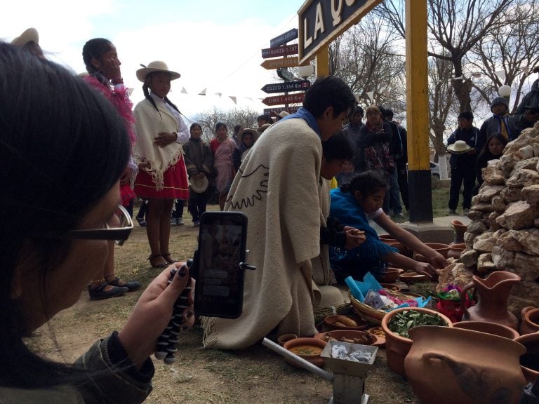 Ceremonia de la Pachamama en La Quiaca