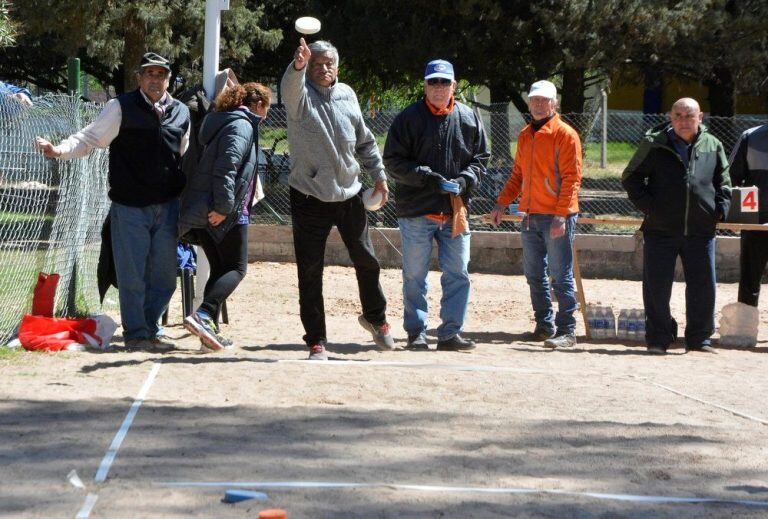 Así festejaron los adultos mayores en San Luis.