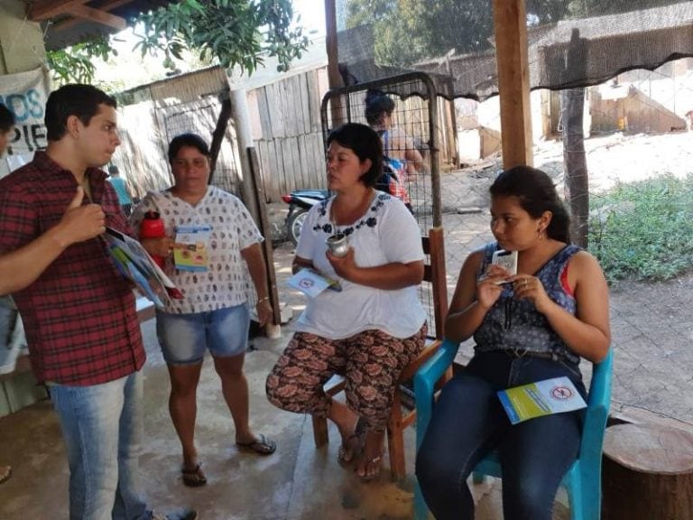 Control dengue en Misiones.