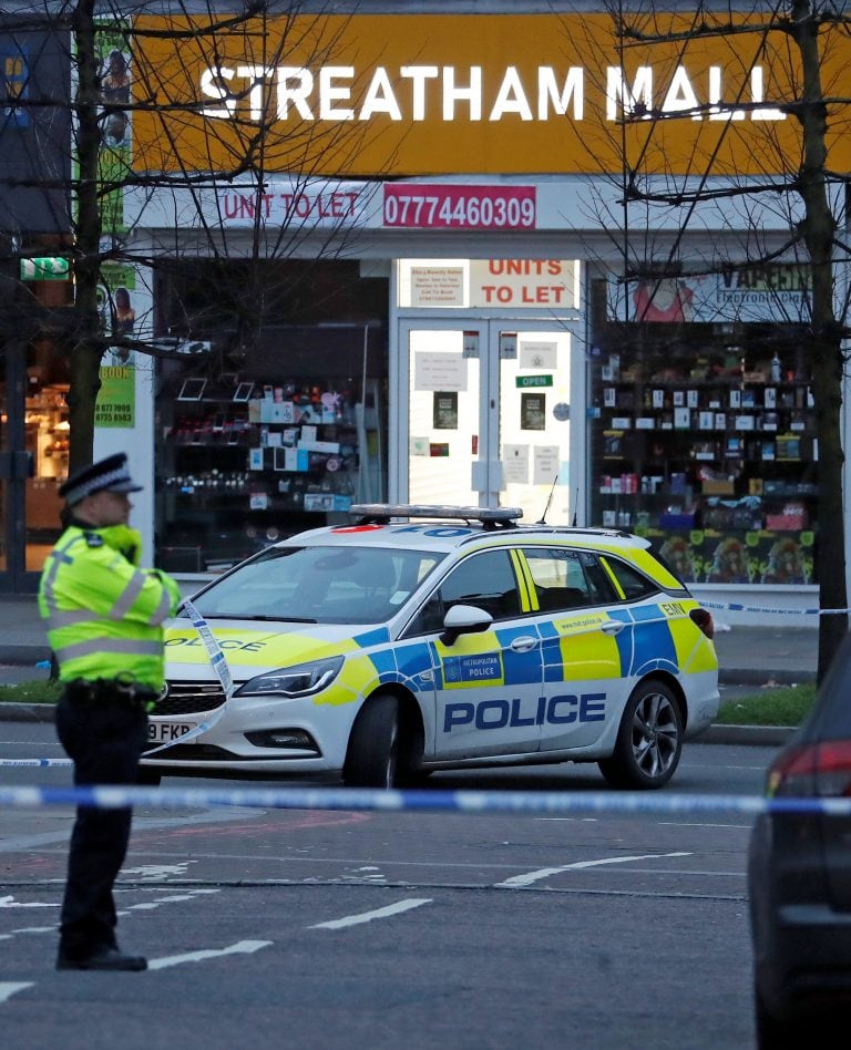 El barrio Streatham de Londres, bajo custodia policial.