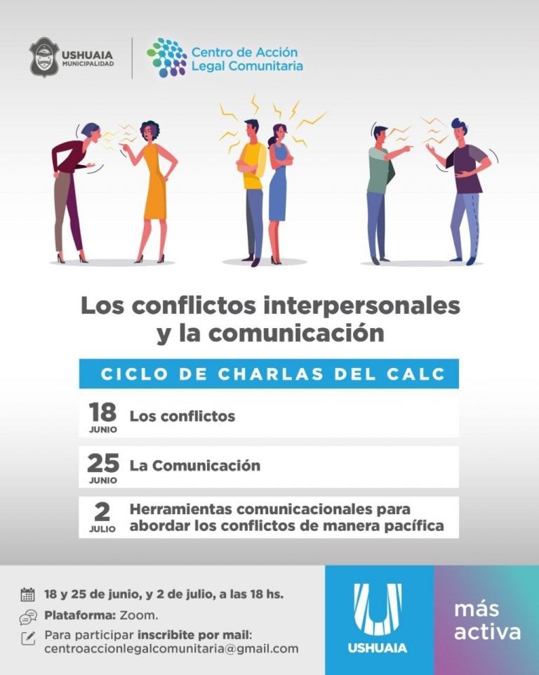 Curso de charlas  para vecinos, Municipalidad de Ushuaia.