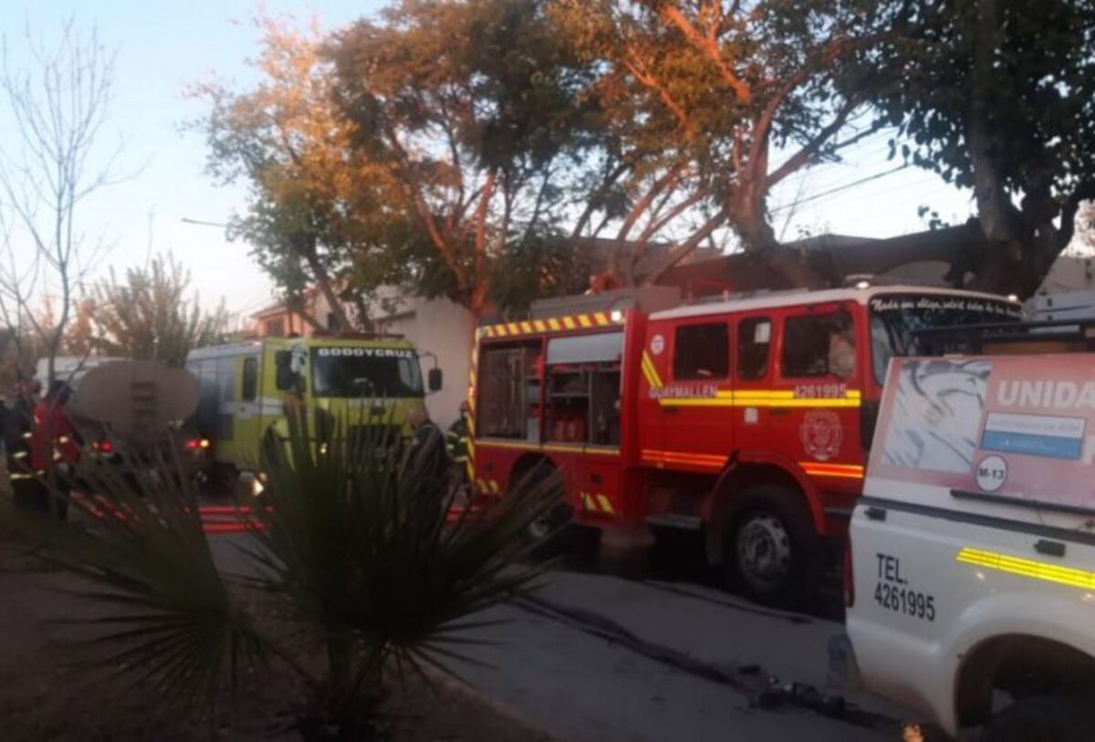 Se incendió un depósito de Guaymallén y perdieron todo
