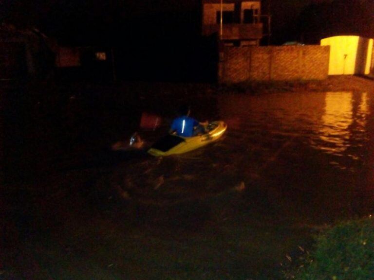 Rivadavia inundada