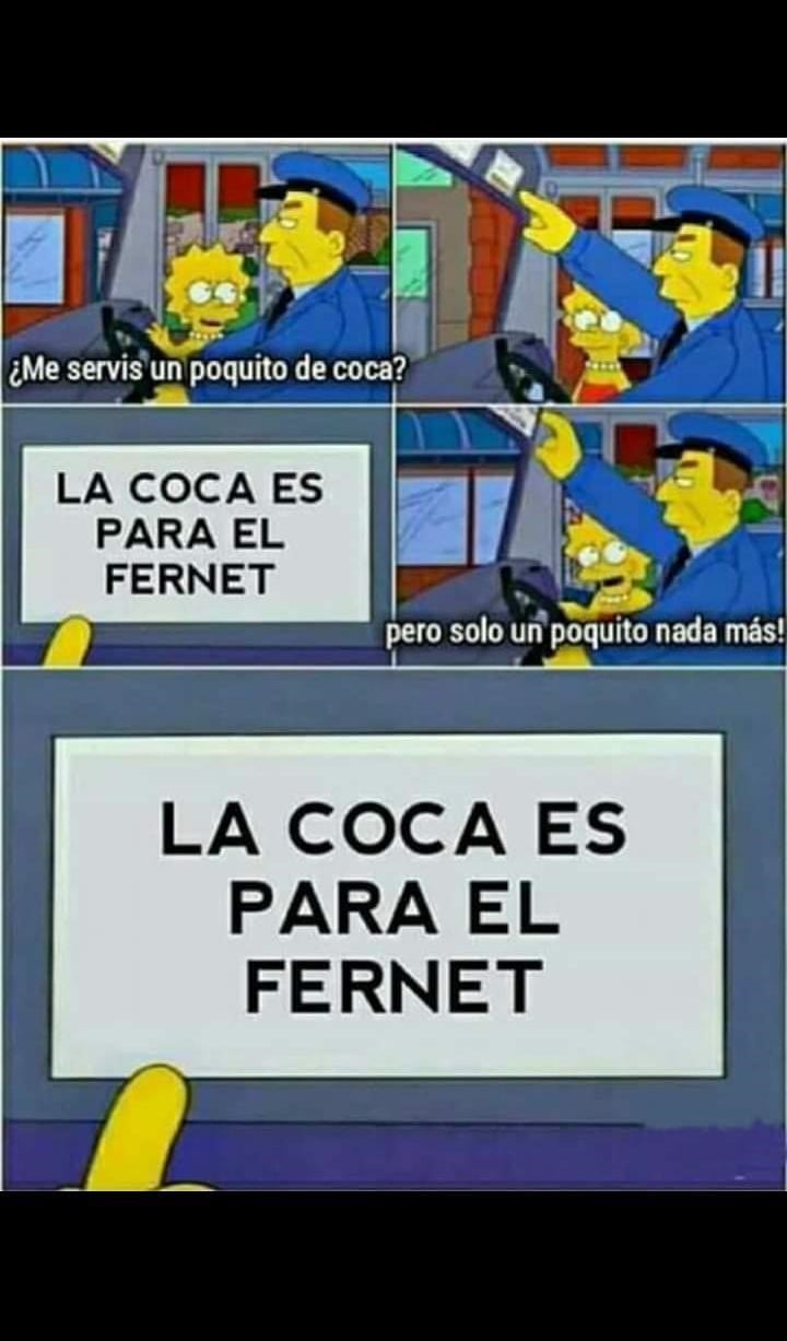 Los mejores memes del fernet con coca preparado en Córdoba.