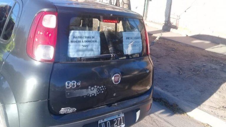 El auto no tenía doble comando como lo exige la ley.