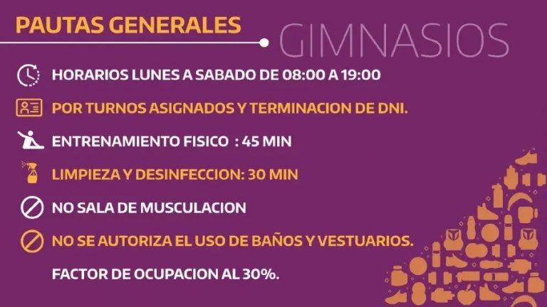 Vuelven a la actividad, parcialmente, los gimnasios en Jujuy.