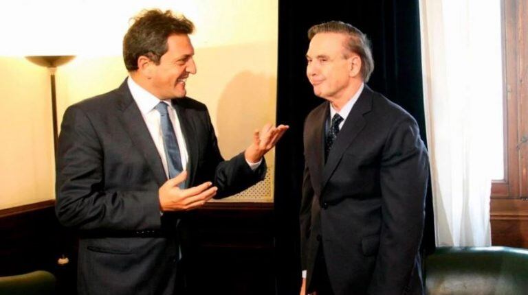 Sergio Massa y Miguel Ángel Pichetto. (TN)