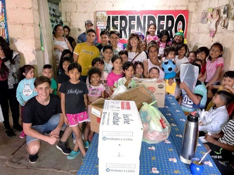 Los Reyes Magos visitaron merenderos de Salta (Facebook Secretaría de Deportes de Salta)