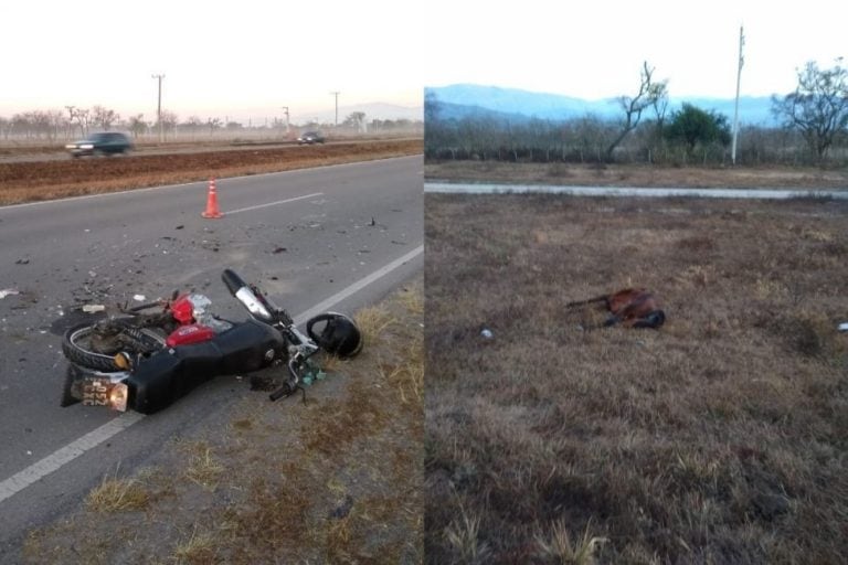 Accidente en el Aybal. (Prensa Policía de Salta)