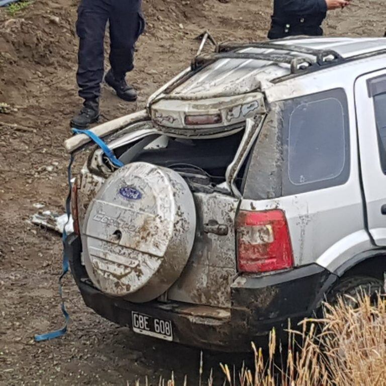 Vuelco en Ruta 3 km 2990.