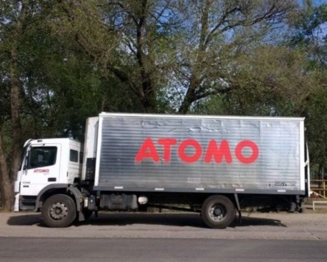 Estaba destinada hacia un supermercado Átomo.