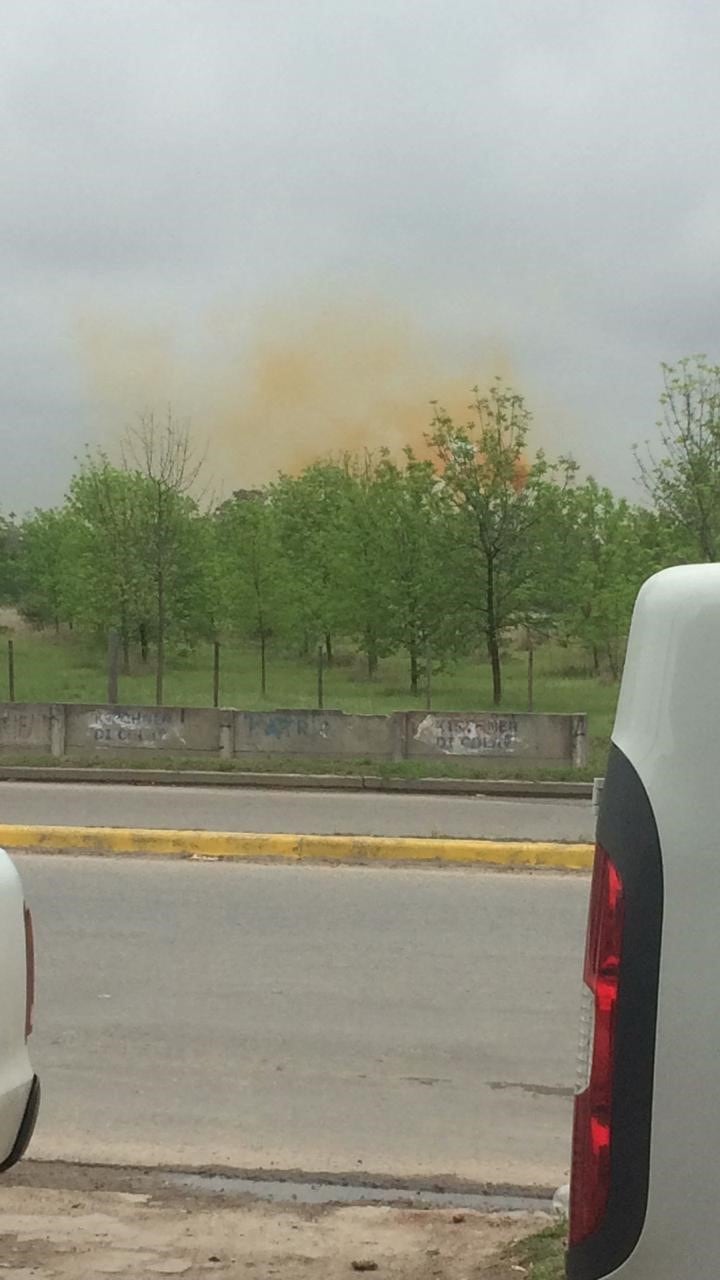 El escape de gas nitroso ocurrió en el predio de la Fábrica Militar de Río Tercero.