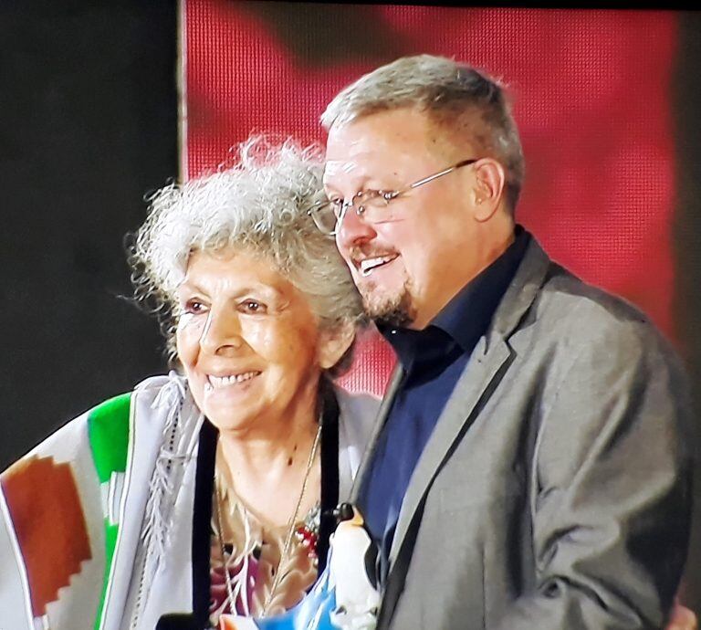 Norma Noguera presente acompañando a la delegación de Tierra del Fuego