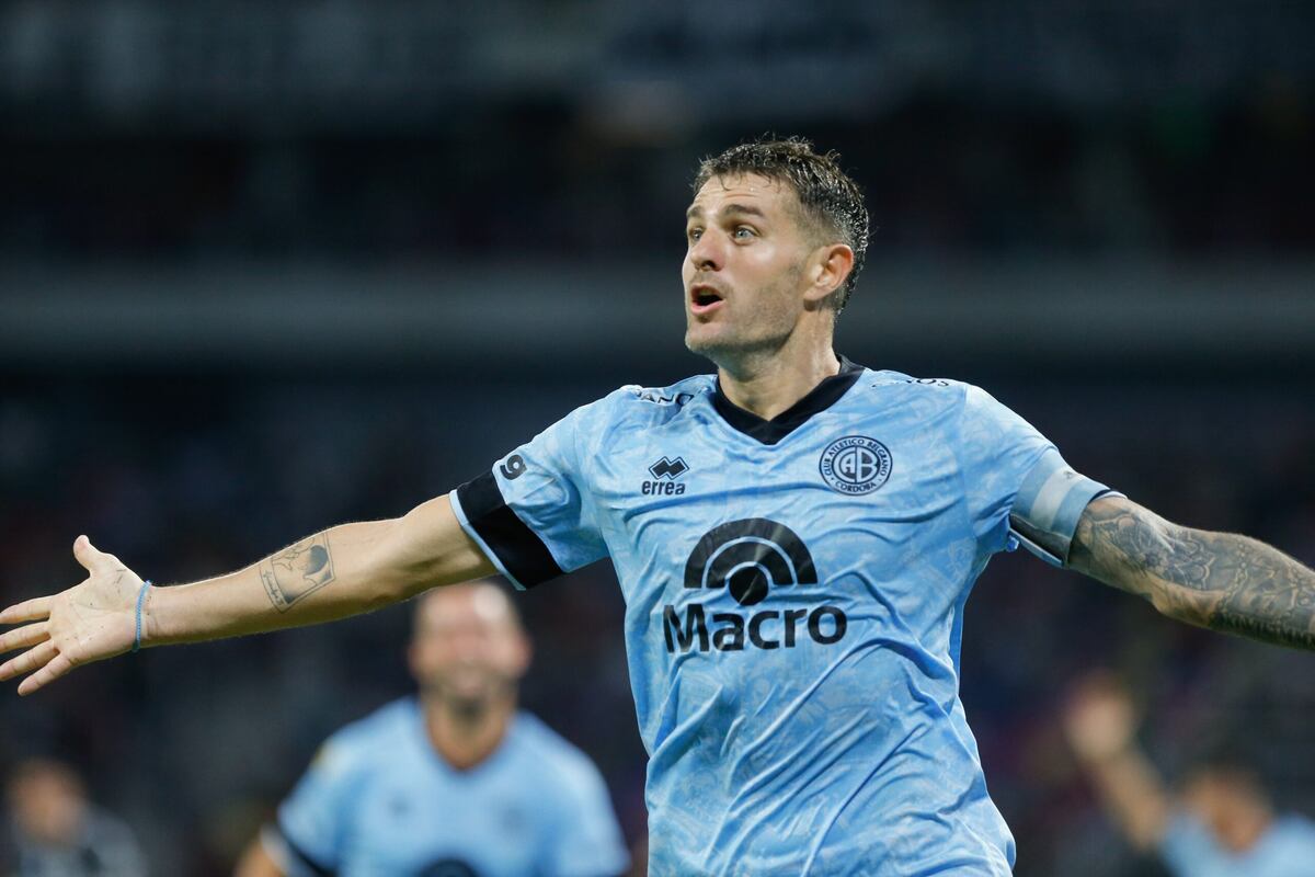 Pablo Vegetti, en el podio de los máximos goleadores del historial de Belgrano