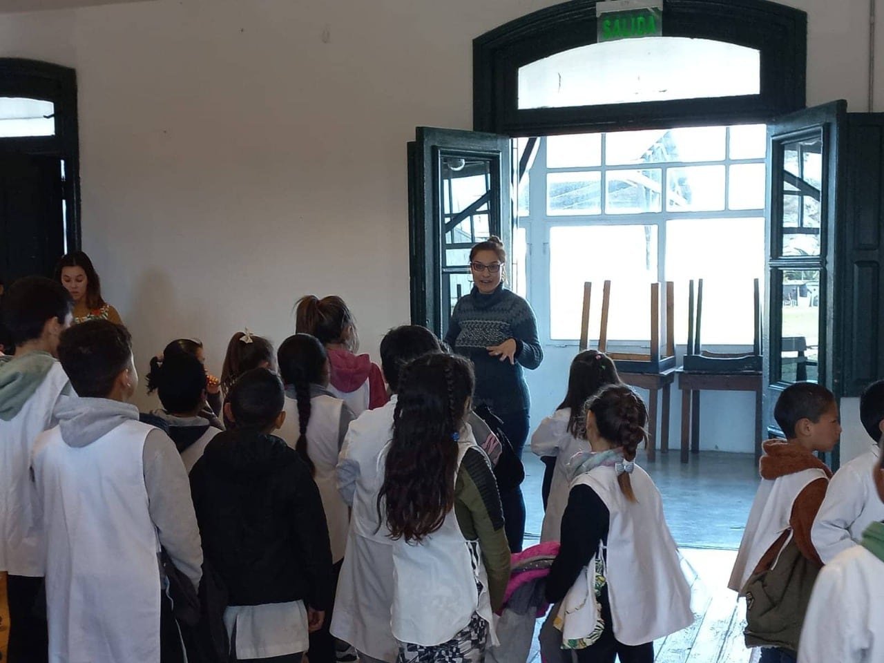 Visita de alumnos de la Escuela Nº 26 al Centro Cultural La Estación