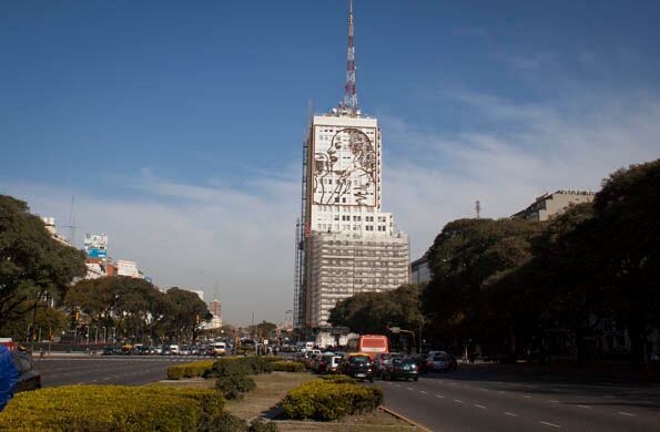 El edificio sede del Ministerio de Desarrollo Social.