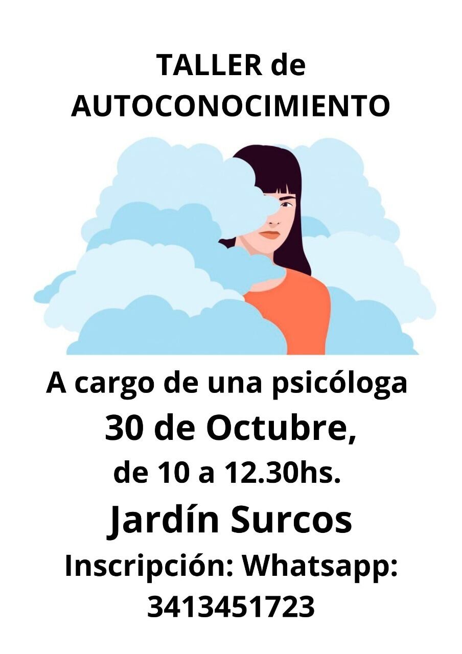 Pérez: se organizará un Taller de Autoconocimiento en Cabín 9 (Jardín Surcos)