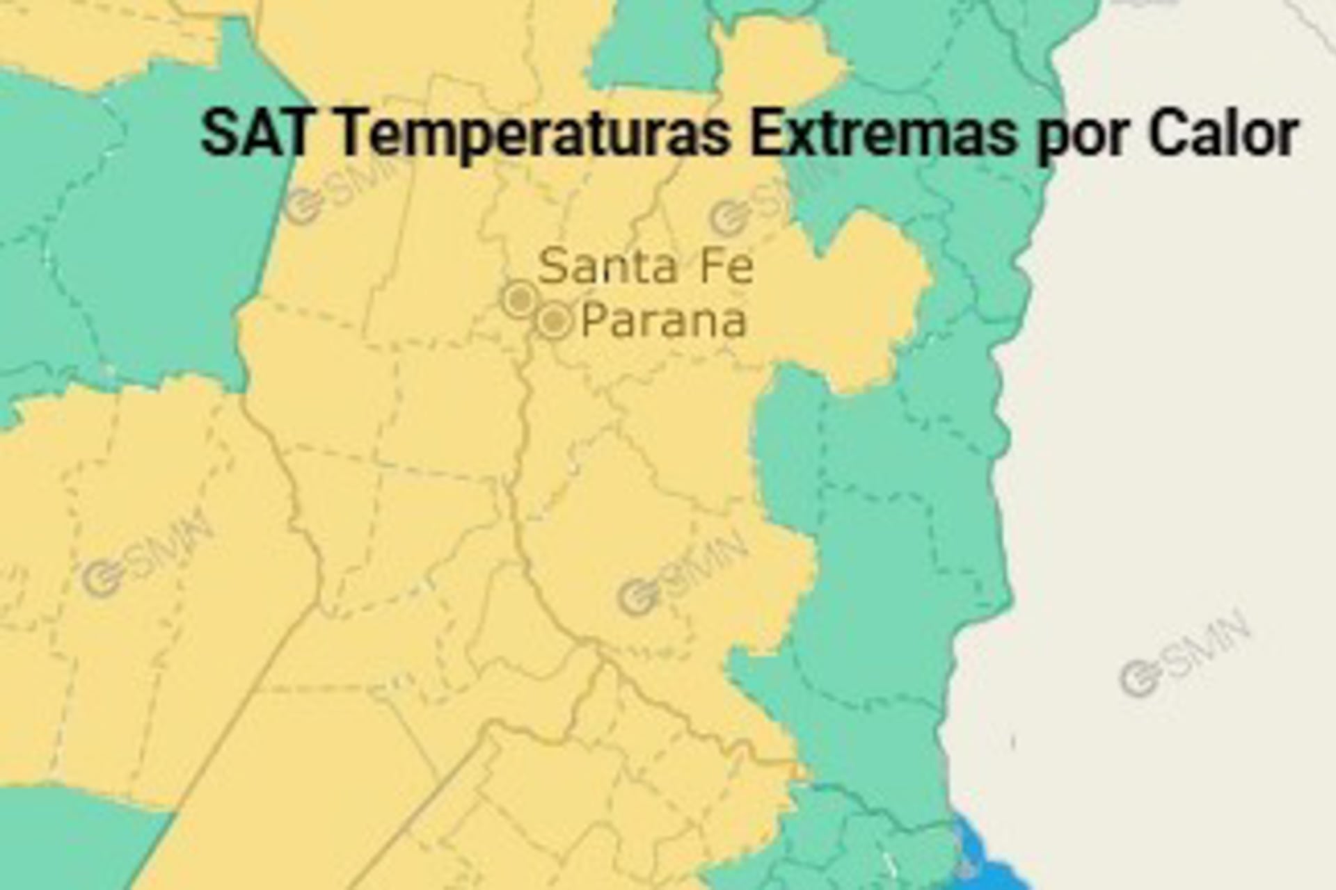 Ola de calor en Entre Ríos