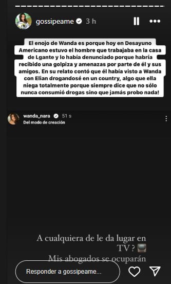 El mensaje de Wanda Nara que dejó en Instagram