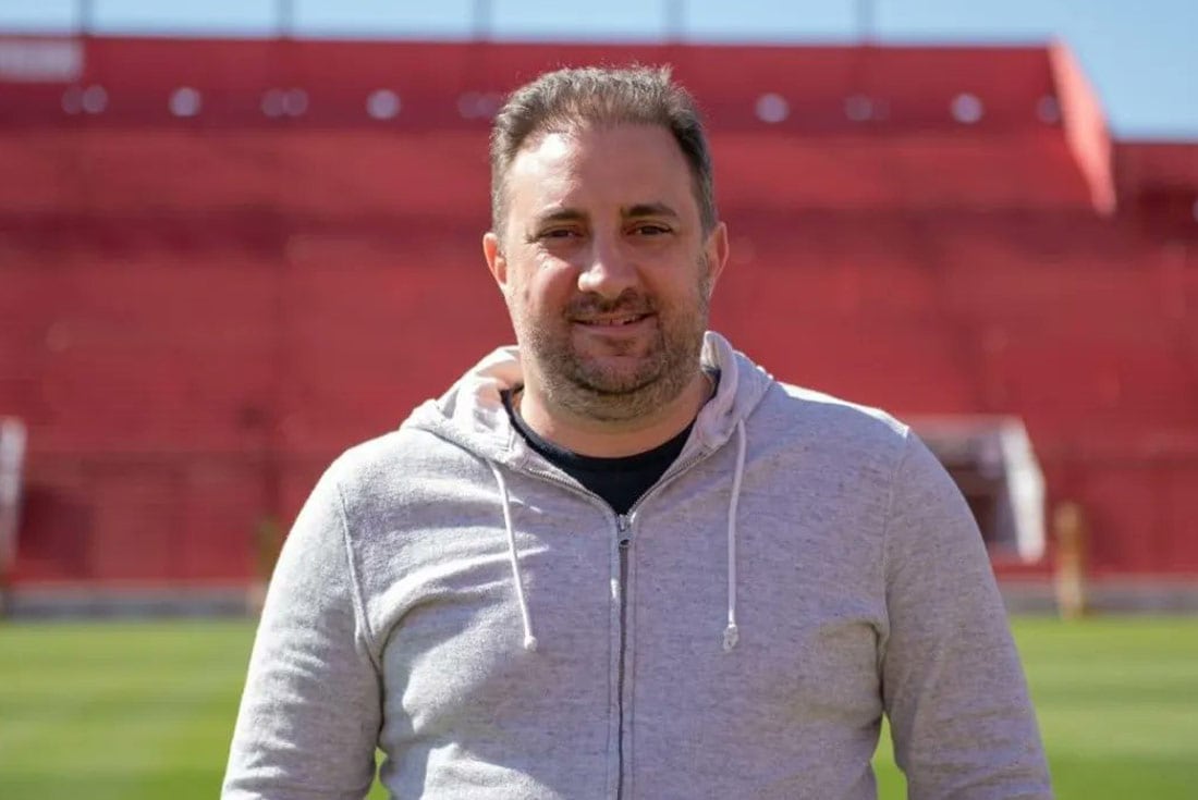 El presidente de Argentinos Juniors, Cristian Malaspina.