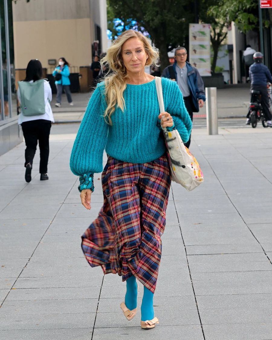 El sweater tejido de una diseñadora argentina que usó Sarah Jessica Parker y que es furor en Instagram