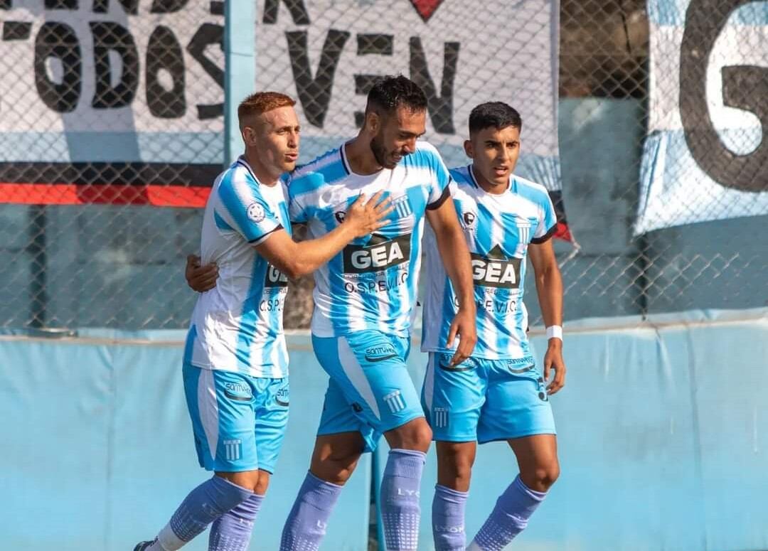 El Colo Rodrigo Acosta presenta un desgarro y se pierde el Racing-Chaco For Ever este domingo (Prensa Racing de Nueva Italia)