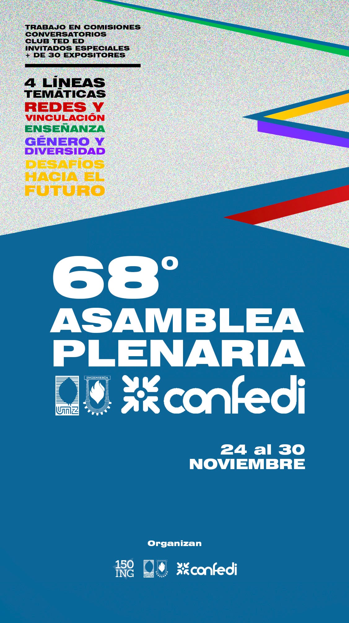 La convocatoria del CONFEDI para su próxima asamblea, que será virtual del 24 al 30 de este mes.