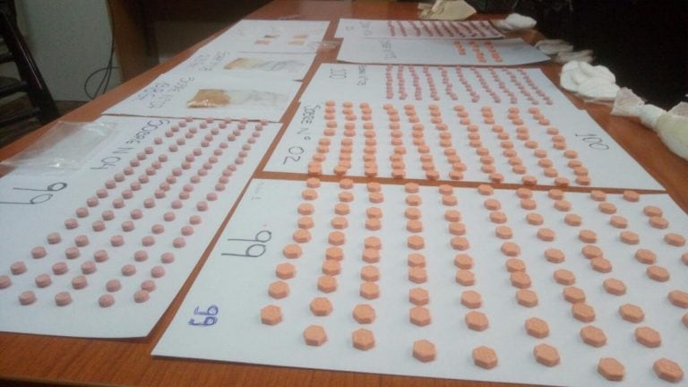 Se secuestraron más de 300 mil pesos de drogas y 290 mil pesos en efectivo.