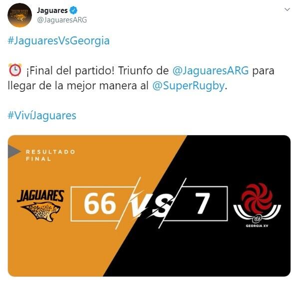 (Twitter: @JaguaresARG)