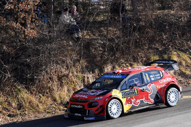 Esapekka Lappi y Janne Ferme, en acción en Montecarlo, la primera fecha de esta temporada.