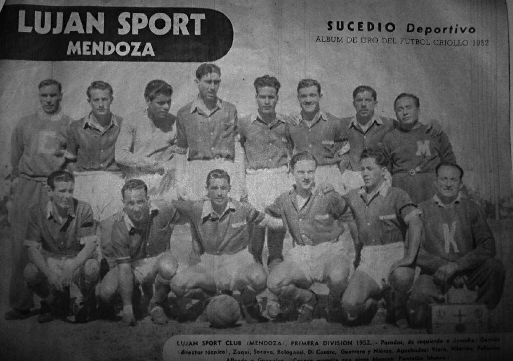 Luján Sport Club, 1952.