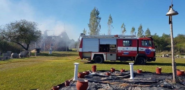 Incendio San José departamento Colón
Crédito: Bomberos San José