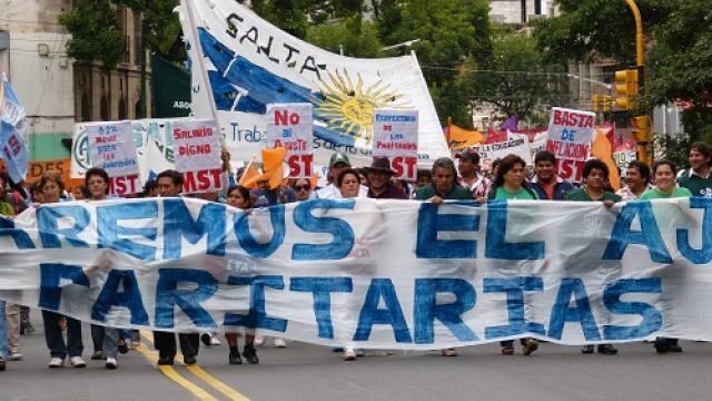 Paro docente en Salta. (Web)