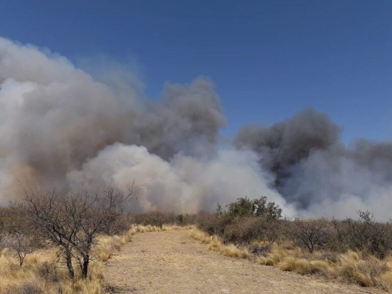 Incendio en Traslasierra