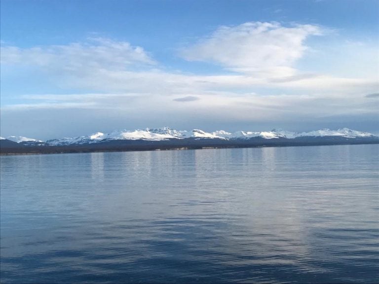 Vista desde el lago Fagnano