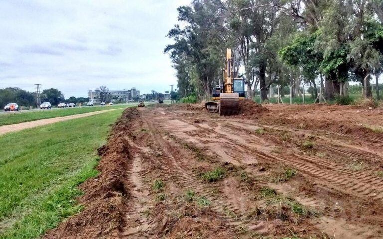 Comenzó la construcción de la Autovía en Corrientes. (Foto: El Litoral)