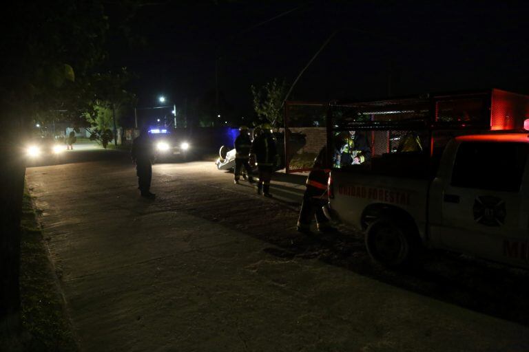 Accidente de auto en Miramar de ansenuza. Policia
foto: Vía Ansenuza