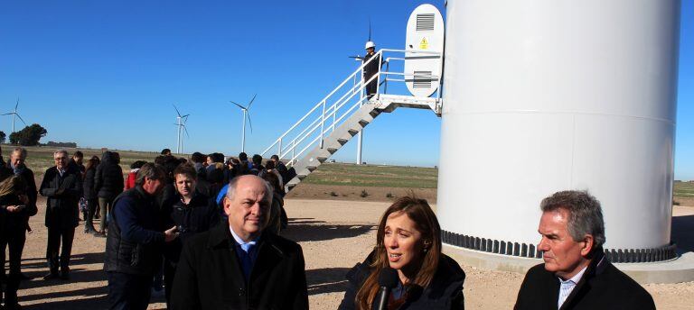 Mariano Uset, María Eugenia Vidal y Héctor Gay